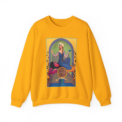 December & Tanzanite (from the Gem Series) by Sofia Chiostri Heavy Blend™ Crewneck Sweatshirt