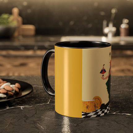 The Marionette Colorful Mugs – Theatrical Glamour & Cabaret Elegance