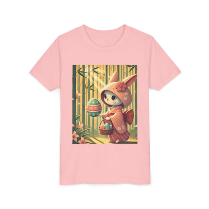 Geisha Kitten’s Easter Stroll Youth Short Sleeve Tee