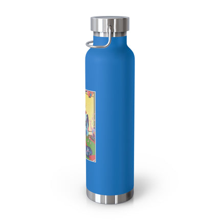 A Timeless Journey by Umberto Brunelleschi Copper Vacuum Insulated Bottle, 22oz