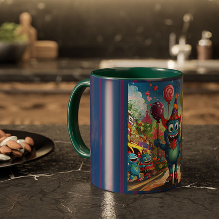 Monster Parade Madness Colorful Mugs (11oz, 15oz)