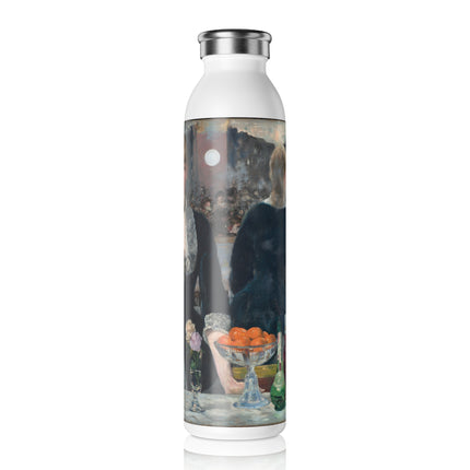 A Bar at the Folies-Bergère by Edouard Manet Slim Water Bottle