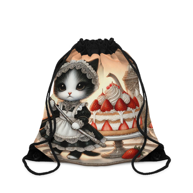 The Patisserie Kitten Drawstring Bag – Sweet Charm & Storybook Delight