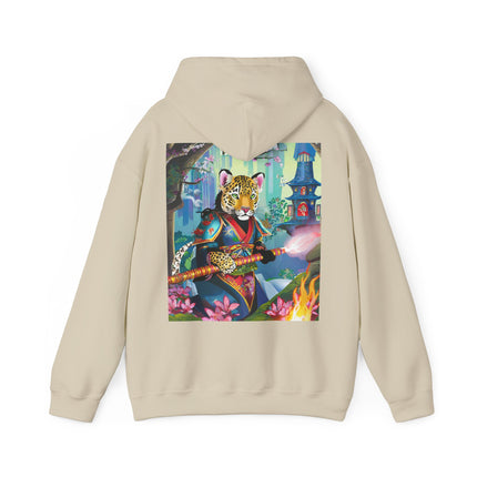 Cyberpunk Leopard – Heavy Blend™ Hooded Sweatshirt