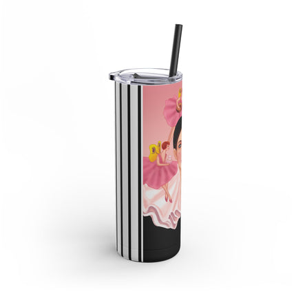 Pierrot & Fairies Dressed in Pink by Sofia Chiostri Skinny Matte Tumbler, 20oz