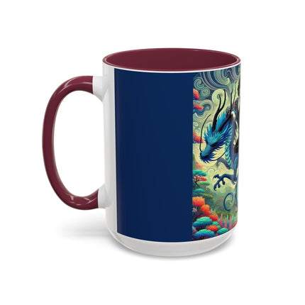 Mystic Guardian of the Sky Light Colorful Mugs (11oz, 15oz)