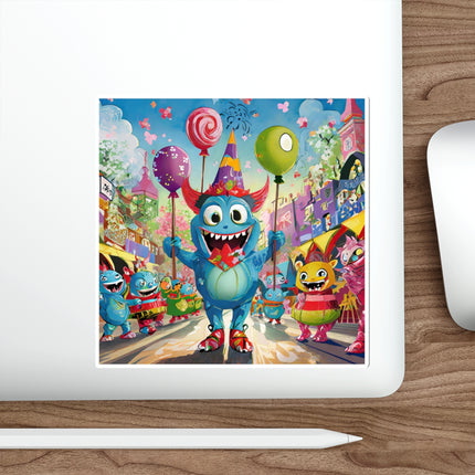 Monster Parade Madness Die-Cut Stickers (5 Sizes)