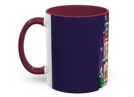 A Christmas Eve Celebration Colorful Mugs (11oz, 15oz)