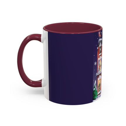 A Christmas Eve Celebration Colorful Mugs (11oz, 15oz)