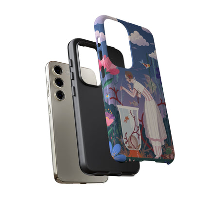 🐠🌸 The Enchanted Aquarium Garden Phone Case – Art Deco Underwater Fantasy