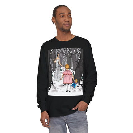 Fairy Tale Elegance Unisex Garment-dyed Long Sleeve T-Shirt