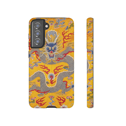 Majestic Dragon Regalia – Imperial 12-Symbol Robe Phone Cases