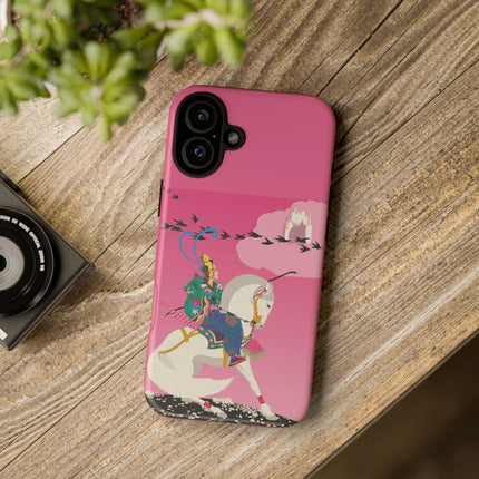 Samurai Princess on the White Steed Phone Case – Epic Grace & Mythic Power