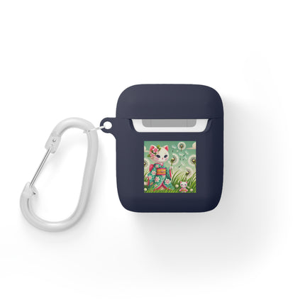 Geisha Kitten and the Dandelion Wish AirPods and AirPods Pro Case