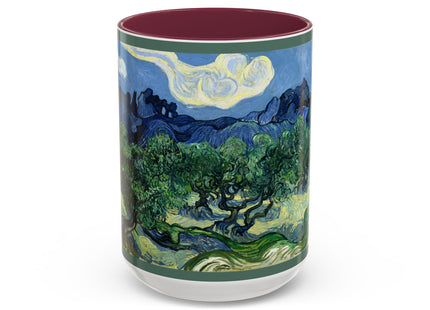 Olive Trees by Vincent Van Gogh Colorful Mugs (11oz, 15oz)