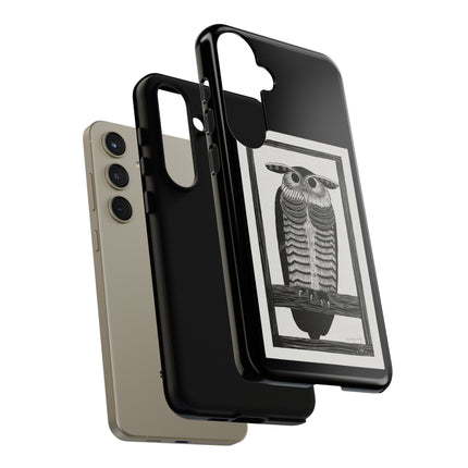 Horned Owl by Samuel Jessurun de Mesquita Phone Cases