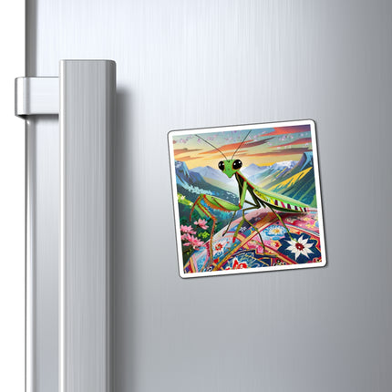 The Joyful Mantis Magnets (3 Sizes)