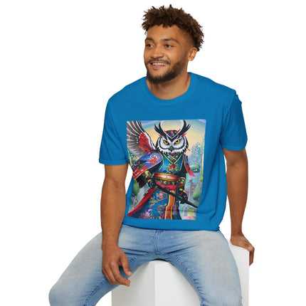 Cyberpunk Samurai Owl Softstyle T-Shirt