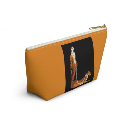 Leopard Queen Cosmetic Bag – Wild Glamour & Art Deco Elegance