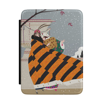 Snowfall Courtesan Kindle Case – Whimsical Winter Elegance