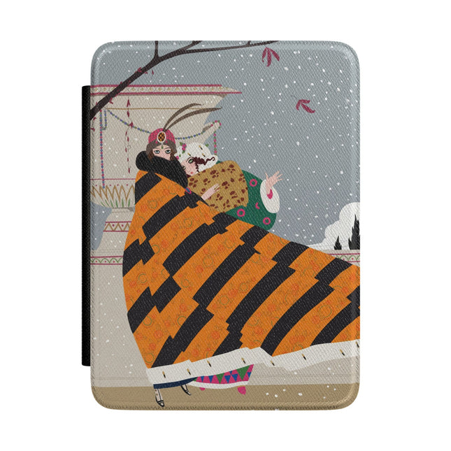 Snowfall Courtesan Kindle Case – Whimsical Winter Elegance