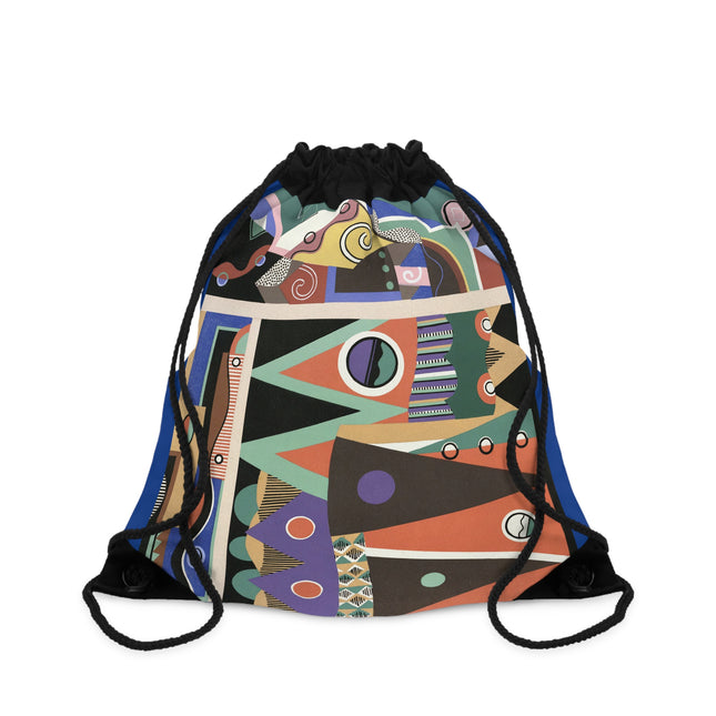 Collection decors et couleurs Pl.03 by Georges Valmiers Drawstring Bag