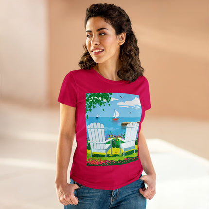 Tranquil Retreat Women's Midweight Cotton Tee