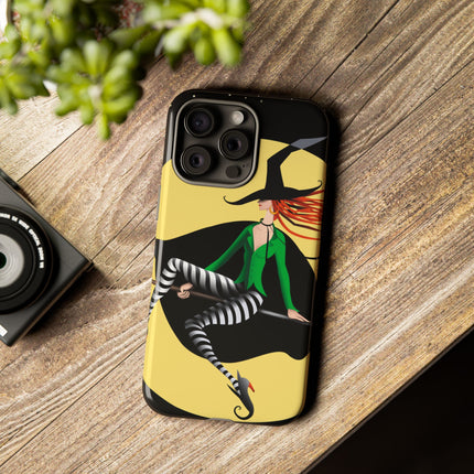 A Witch’s Moonlit Flight Phone Cases