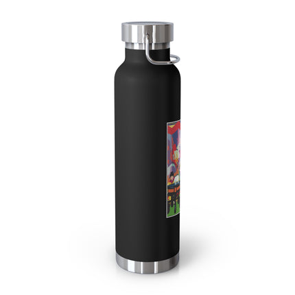 A Timeless Journey by Umberto Brunelleschi Copper Vacuum Insulated Bottle, 22oz