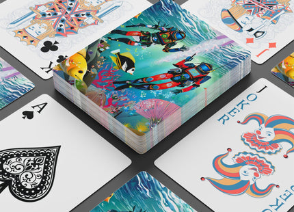 FBI Robot Dive Team Playing Cards