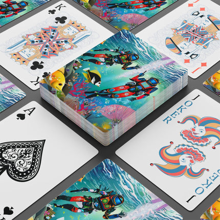 FBI Robot Dive Team Playing Cards