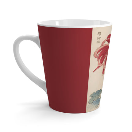 Keika hyakugiku, Pl.01 by Keika Hasegawa Latte Mug