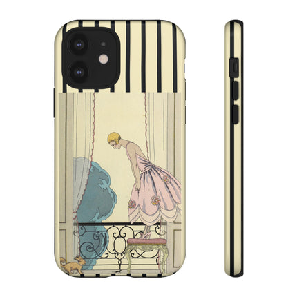 Falbalas et fanfreluches, La Souris by George Barbier Phone Cases