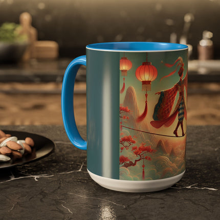 The Lantern Walker Colorful Mugs (11oz, 15oz)