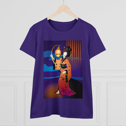 The Enchanting Geisha Women's Midweight Cotton Tee
