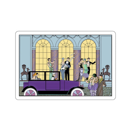 Au Revoir by George Barbier Kiss-Cut Stickers (4 Sizes)