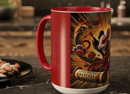 Theatrical Mouse on a Mission Colorful Mugs (11oz, 15oz)