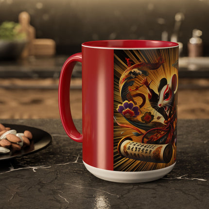 Theatrical Mouse on a Mission Colorful Mugs (11oz, 15oz)