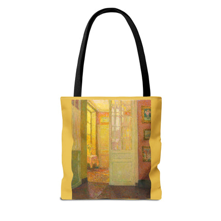 Interior, Window Light by Henri Le Sidaner Tote Bag (AOP)