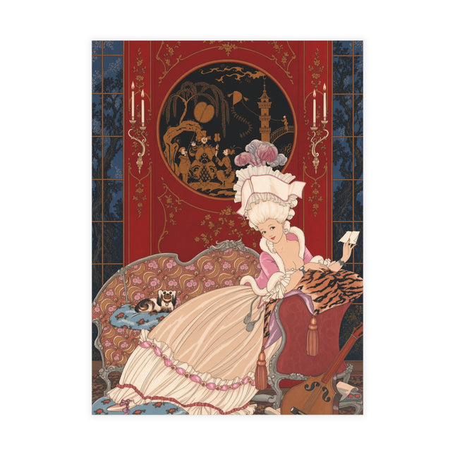 💌🐕 The Lady Of The Secret Letter Postcard Bundles – Art Deco Salon Elegance