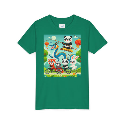 Rolling Along Together Youth Short Sleeve Tee