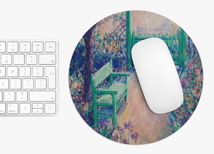 The Artist’s Garden by Theodore Earl Butler Mouse Pad, Round and Rectangle