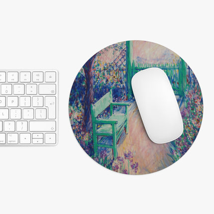 The Artist’s Garden by Theodore Earl Butler Mouse Pad, Round and Rectangle
