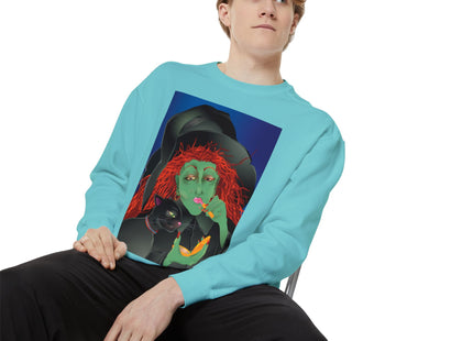 Mirror, Mirror A Witch's Touch Unisex Garment-Dyed Sweatshirt