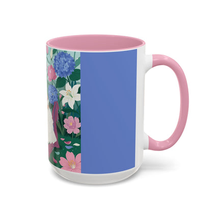 The Ladies Of The Blossoming Vanity Colorful Mugs – Art Deco Floral Elegance