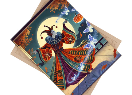Court Magician with Ghost Butterflies Ceramic Tile