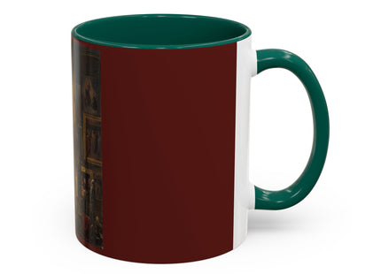 Raphael and his Muse in the Atelier by Vincenzo Abbati Colorful Mugs (11oz, 15oz)