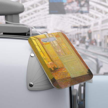 Interior, Window Light by Henri Le Sidaner Luggage Tag – Rectangle & Round