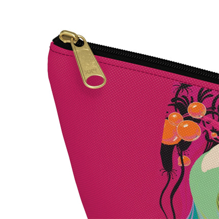 Mermaid Dive Cosmetic Bag – Vibrant Waves & Playful Charm