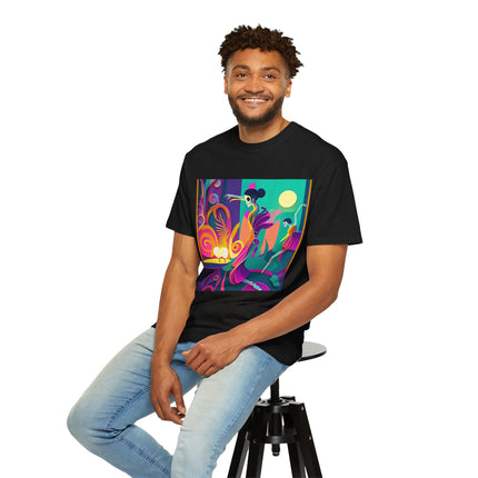 Dance of the Skeleton Ballerinas Unisex Garment-Dyed T-shirt